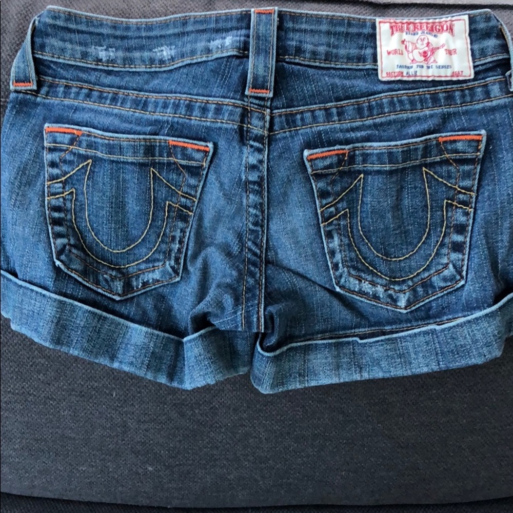 True Religion jean shorts